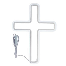 16.1''12'' Cross Neon Signs Led Hanging / Bedroom Wall Decor