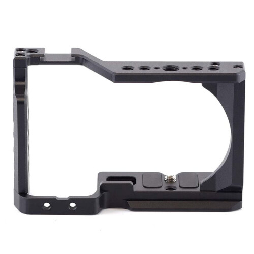 For  ZV-E10 Cage Quick Release,Camera Video Rig with Arca-Swiss Base,1/4" Thread Mount for Vlog Microphone LED Light 2