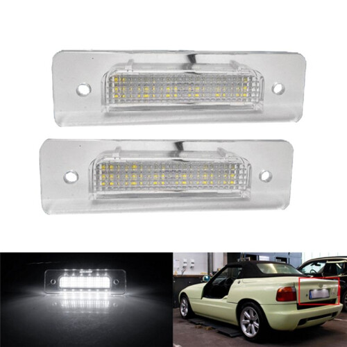 Luce Targa Posteriore un LED per  E30 E12 E28 E24 E23 E26 Accessori Auto 63261372766 63261354665 1