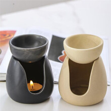 Ceramic Essential Oil Burner Wax Melt Burners for Aromatherapy Oil Diffuser,Home Bedroom Decor Housewarming Gift B