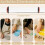 4-Piece Polymer Clay Acrylic Rolling Pin Set - Clear Slab Roller Tools with Thickness Rings for DIY 7