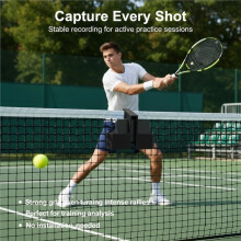Durability Camera Stand for Tennis Net for Training Analysis and Content Sharing Tennis Fence Adjustable Camera Holder