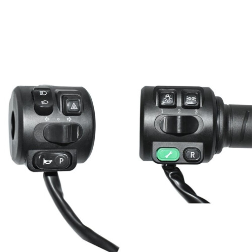 Handle Throttle Accelerator with Three Speed/Reverse/Parking/Horn/Light Function for E-Scooter Motorcycle Moped 2