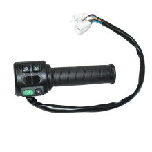Handle Throttle Accelerator with Three Speed/Reverse/Parking/Horn/Light Function for E-Scooter Motorcycle Moped