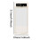 Portable  Auto Phone Timer Lock Box with Timer 99 Hours Self Control TimerLocker for Kids Students Focus Back White 10
