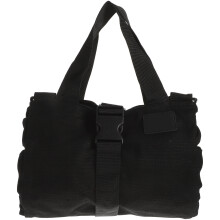 6Poches Trousse Outils Toile Noir Zippée Rangement Polyvalent