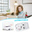 Multifunctional Electricity Bill Metering Socket with Backlight  Meter Billers Display EU Plug 6