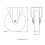 Parnells 200mm stainless steel fixed castor with blue elastic rubber on nylon centre whee 2