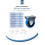 Parnells 160mm fixed castor with blue elastic rubber on nylon centre wheel 4