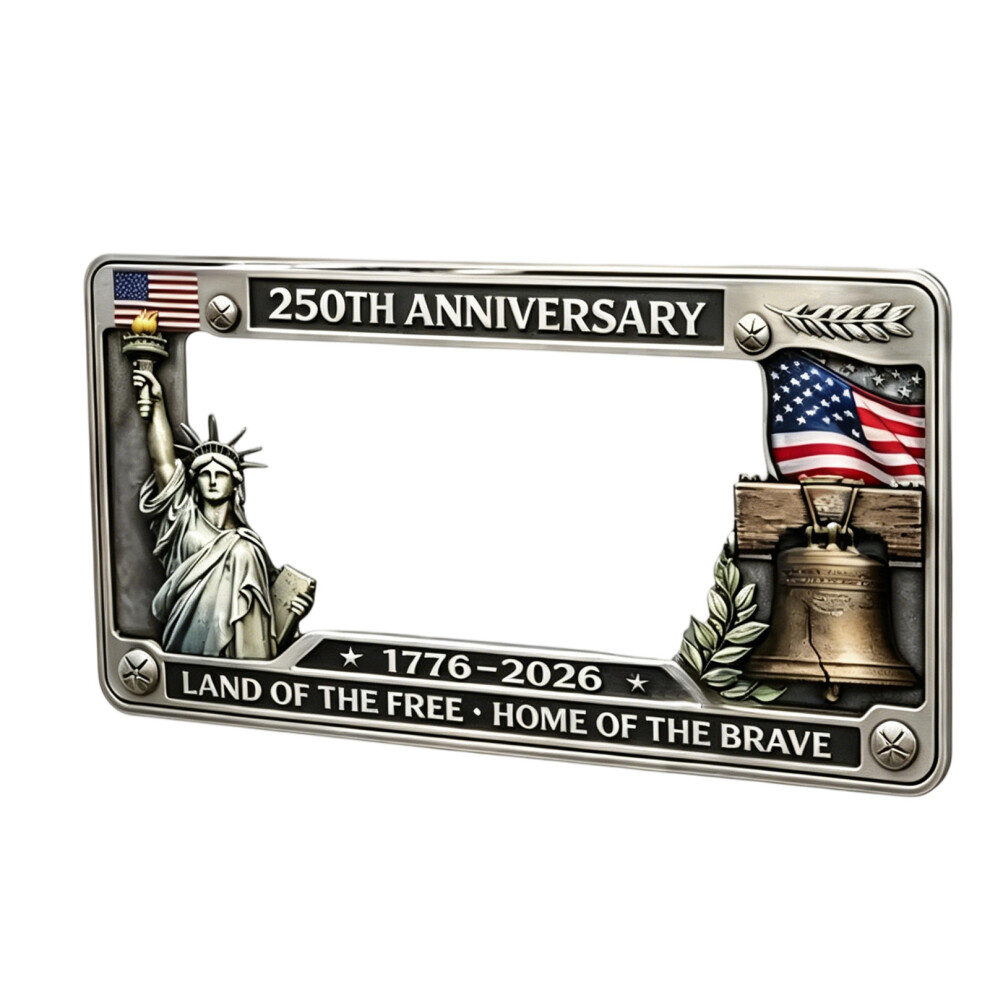 Rustproof Vehicle License Plate Covers Decoration For-1 7627001652781