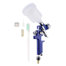 0.8Mm Nozzle Professional HVLP Paint Sprayer Guns Airbrush-Blue