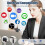 Webcam per PC con microfono e treppiede, Full HD 1080p, fotocamera USB plug and play per computer desktop, videoconferenze e streaming 5