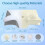 Ergonomic Cervical Pillow, Orthopedic Memory Foam Neck Support Pillow for Side and Back Sleepers, Grey 5
