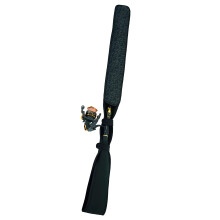 1Pc Angelrute Krawatte Halter Strap-Camouflage schwarz S