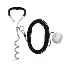 Baseball-Schlagtrainer mit Seil und verstärkten Befestigungen