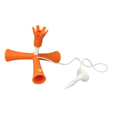 Professionelle Golf-Tees, Haltbarkeit und Stabilität,-Orange