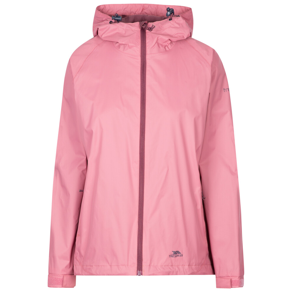 Trespass (10, Rose Blush) Womens Waterproof Rain Jacket - Tayah Ii Pink