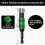 Swivel Tail Extension Bar Universal Angle Adapter Conversion for  for Electric Screwdriver Quick Change Bit 7