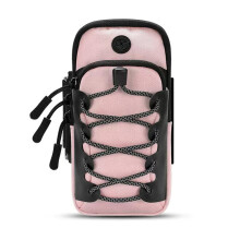 Universelle Motorrad-Armtasche für Smartphones, Bargeld,-Rosa