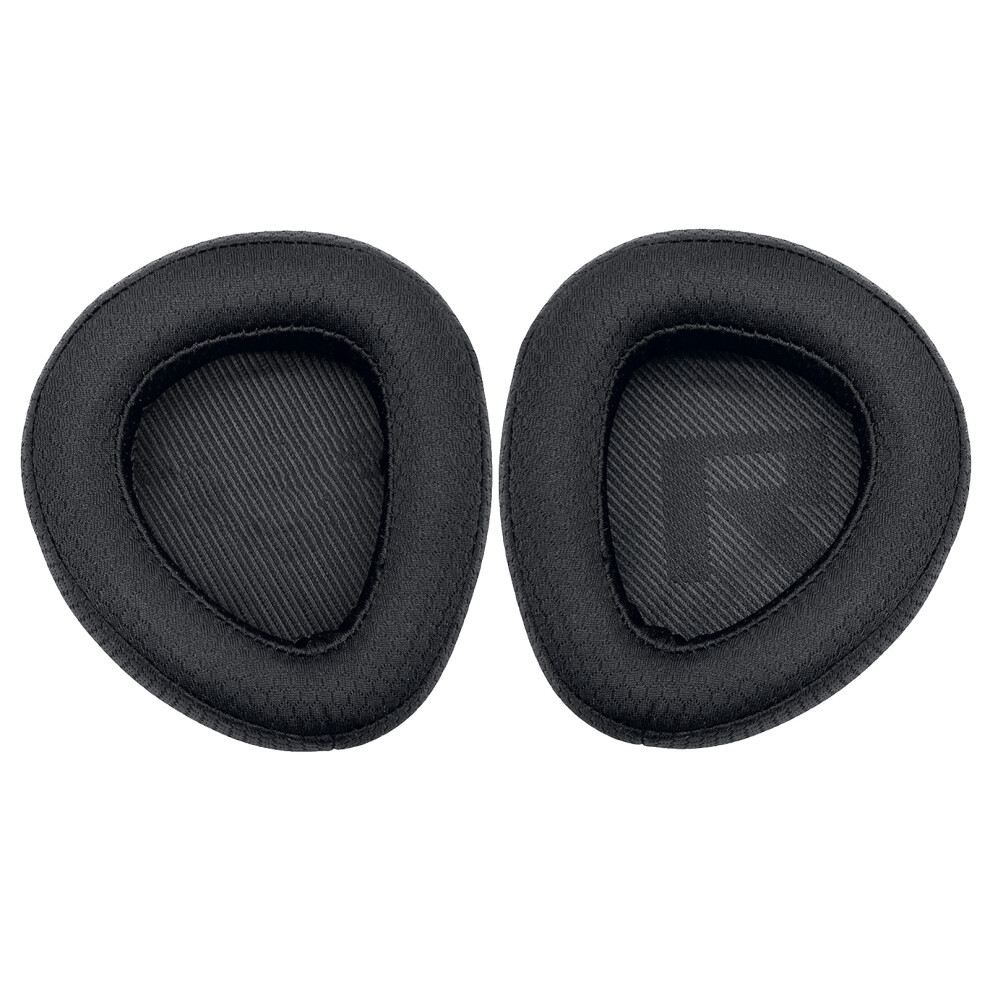 1 Pair Breathable Earpads Headpiece Cushion- Mesh Cloth Black 7751001591433