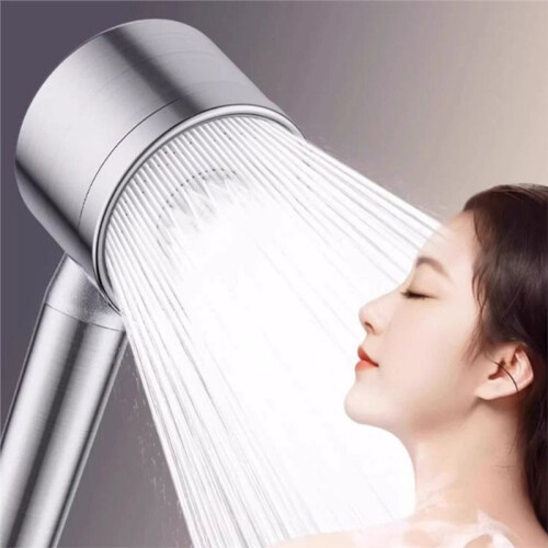 Stainless Steel Filter Pressure-Boosting Adjustable Handheld Showerhead Bathroom Shower Set Three-Speed Showerhead 1
