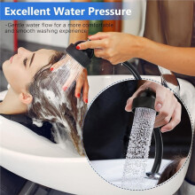 2 Pack Salon Shampoo Bowl Sprayer Hose Kit - 1/4" Thread to Attach Shampoo Bowl Faucet for Barber Shop Spa