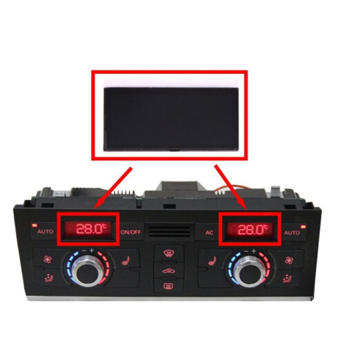 Air Conditioner Panel LCD Screen Display Cluster for  A6 C6 Q7 2005-2012 AC Panel Screen Pixel Replacement 2