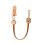 Dummy Chain Pacifier Strap Chain Clip Baby-Coffee color 1
