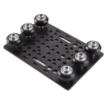 Conjunto de Placas de Pórtico com Ranhura em V Placa de Pórtico de 20-80 mm com 6 Rodas para Peças de Impressora 3D Peças de Máquinas CNC
