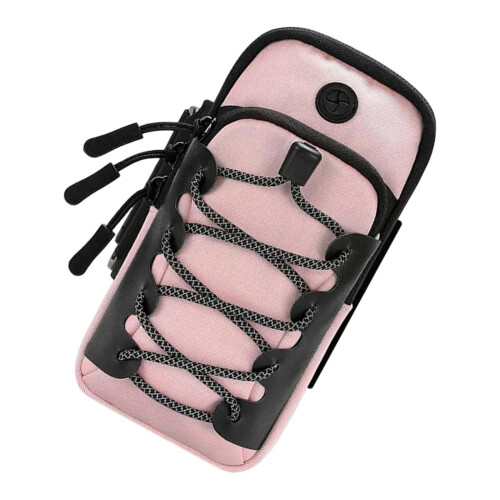 Lightweight Arm Mounted Pouch Perfect For Active-Pink