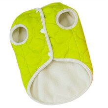 Pet Clothes Autumn and Winter Dog Clothes Teddy Cat Pet Clothes Winter Peach Cotton-Padded Clothes Yellow