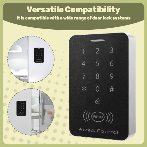 Anti-Copy Encrypted Standalone Access Controller 125Khz ID Access Control Keypad Digit Panel Card Reader for Door Lock