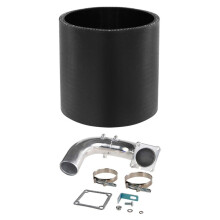 Car Modification 3 Inch Exhaust Pipe Kit Intake Pipe Kit for 5.9L 1994-1998 Black