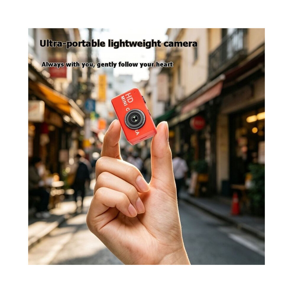 Thumb Camera 1080P Digital Camera 16X Digital Zoom Vintage-Style Vlog Video Recorder Webcam Kids' Camera Red 6031925001685