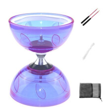 China Diabolo Suit Three Bearings China Diabolo Toy Luminous Diabolo Children Pull the Bell.