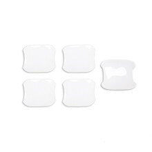 Door Handle Scratch Protector Rear Tailgate Door Bowl Cover Trim for Bronco 2021-2024 Accessories White
