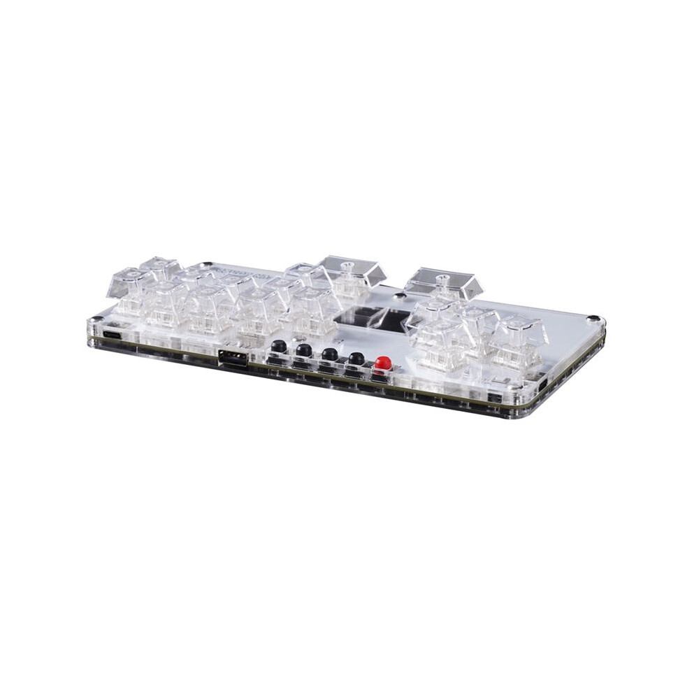 Mustfun Hitbox Controller Leverless Arcade Stick Controller For Pc/Ps3/Ps4/ And Fightstick Arcade Games White 6032227066495