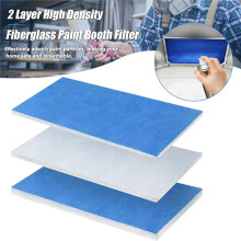 10 Filtres pour Cabine de Peinture, Filtre Portable pour Cabine de Peinture à L'Aérographe, Filtres D'Échappement en Fibre de Verre pour Cabine de