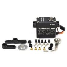 35KG RC Servo Motor Waterproof Digital Servo High Torque Metal Gear Servo for RC Car Robot Mechanical Arms,270 Degrees