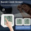 LCD Digital Hygrothermograph Indoor Multifunctional Dual-Screen Humidity and Temperature Meter Table Clock 4