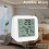 LCD Digital Hygrothermograph Indoor Multifunctional Dual-Screen Humidity and Temperature Meter Table Clock 6
