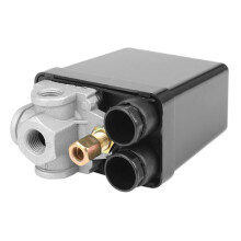 6X Heavy Duty Air Compressor Pressure Control Valve 90 PSI -120 PSI Black