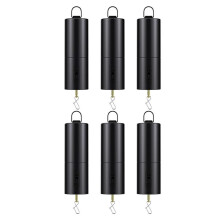 6 Peças de Ornamentos Giratórios A Bateria, Giratórios de Vento, Motor de Bola de Discoteca, Motor Giratório Pendurado