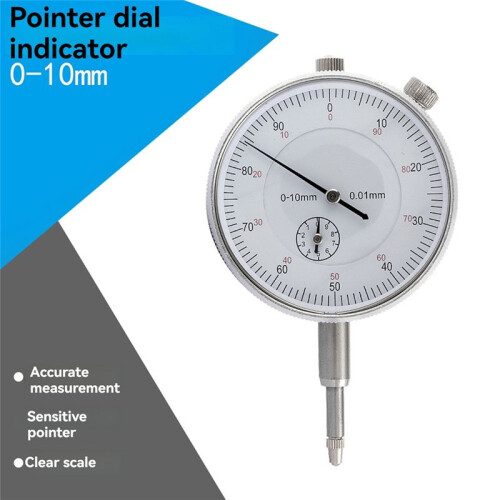 Dial Indicator Micrometer Hour Type Indicator Precision Comparator Measuring Clock Indicator Measuring Instrument