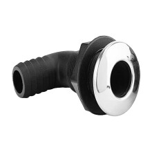 Zwart nylon elleboog lensafvoer fitting 3/4 inch ABS-1 stuk