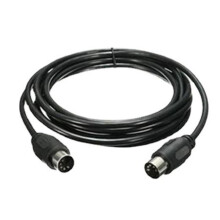 MIDI Extension Cable 5 Pin Male to Male High Quality MIDI Extension Cable for Electric Piano Guitar Instrument 1M