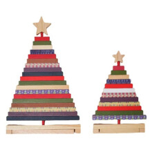 Weihnachtsbäume Aus Holz, Figuren, Weihnachtsdekoration, Wohnaccessoires, Drehbare Miniaturen, Ästhetische Raumdekoration