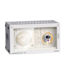 Kabelloser -Lautsprecher Transparenter HiFi-Subwoofer Soundbox Heimdekoration Nachtlicht Lautsprecher Musik-Player A