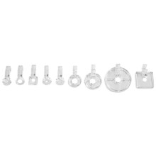 Clear Couching Decorative Foot Threads Yarns,Embroidery Free Motion Echo Presser Foot for Low Shank Sewing Machines