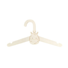 20PCS Cute Wooden Clothes Hanger Wall Hanging Coats Rack Baby Clothings Storage Organizer Wood Display Holder E